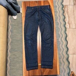 Levi's 615 Vintage Orange Tab - Dark Indigo Straight Jeans 32 / 34